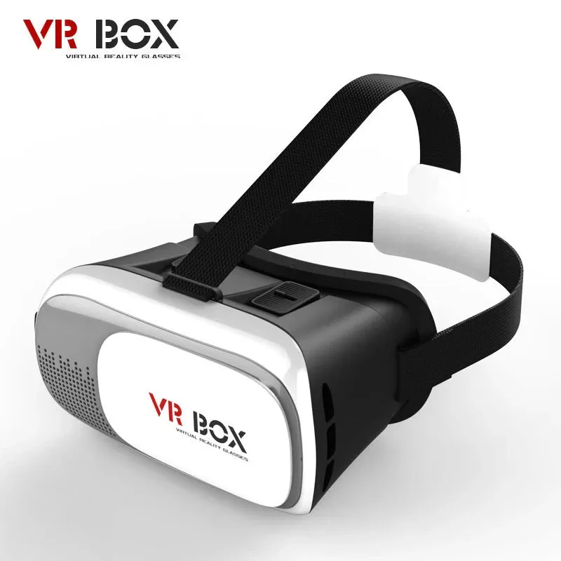 0300A VR BOX Headset-Virtual Reality 3D Glasses-For Kids & Adults for Movies Videos & Gaming / Compatible with Android Smartphones & iPhone(White)