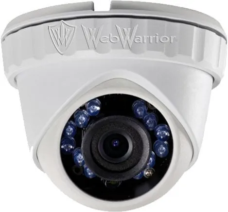 1.3MP HD TVI 720P Armored Mini Dome Camera, 2.8mm lens, White