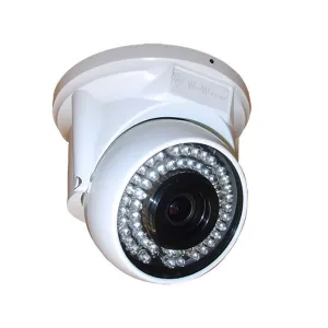 2.4 MP HD TVI 1080P Freezer Varifocal Dome Camera for Tough Low Temp Environments, White