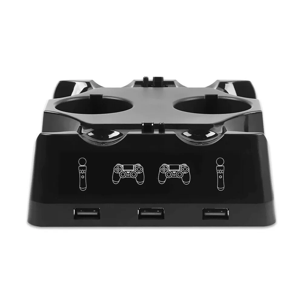 4-in-1 Charger Charging Dock Holder Mount Station For PS4/PS/VR Move Controller