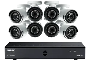 4MP Super HD 8 Channel Security System with 8 Super HD 4MP Cameras