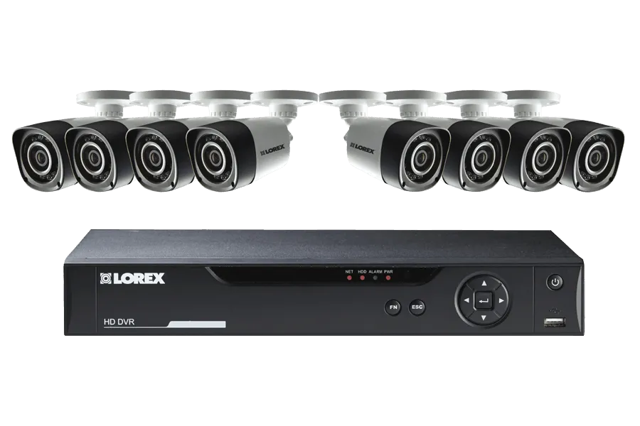 8 Channel Series Security DVR system with 720p HD Cameras