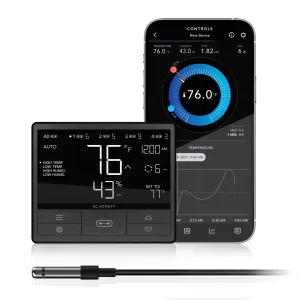 AC Infinity CONTROLLER 69, Independent Programs for Four Devices, Dynamic Temperature, Humidity, Scheduling, Cycles, Levels Control, Data App