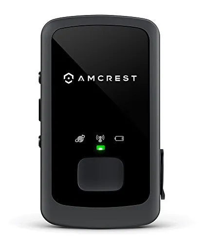 Amcrest AM-GL300 V2 Portable Mini Real-Time GPS Tracker - Unlimited Text Message / Email Alerts, Geo-Fencing, 7-10 Day Battery, No Contracts, Upgraded GSM