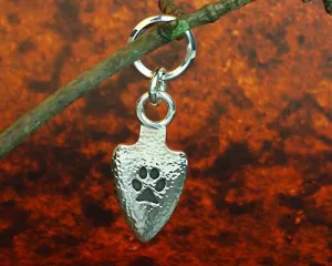 Archers Jewellery Wolf Silver Key Fob