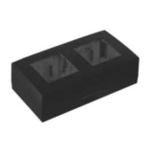 Audac WB45D/B Surface Mount Box Double - 45x45mm (Black)