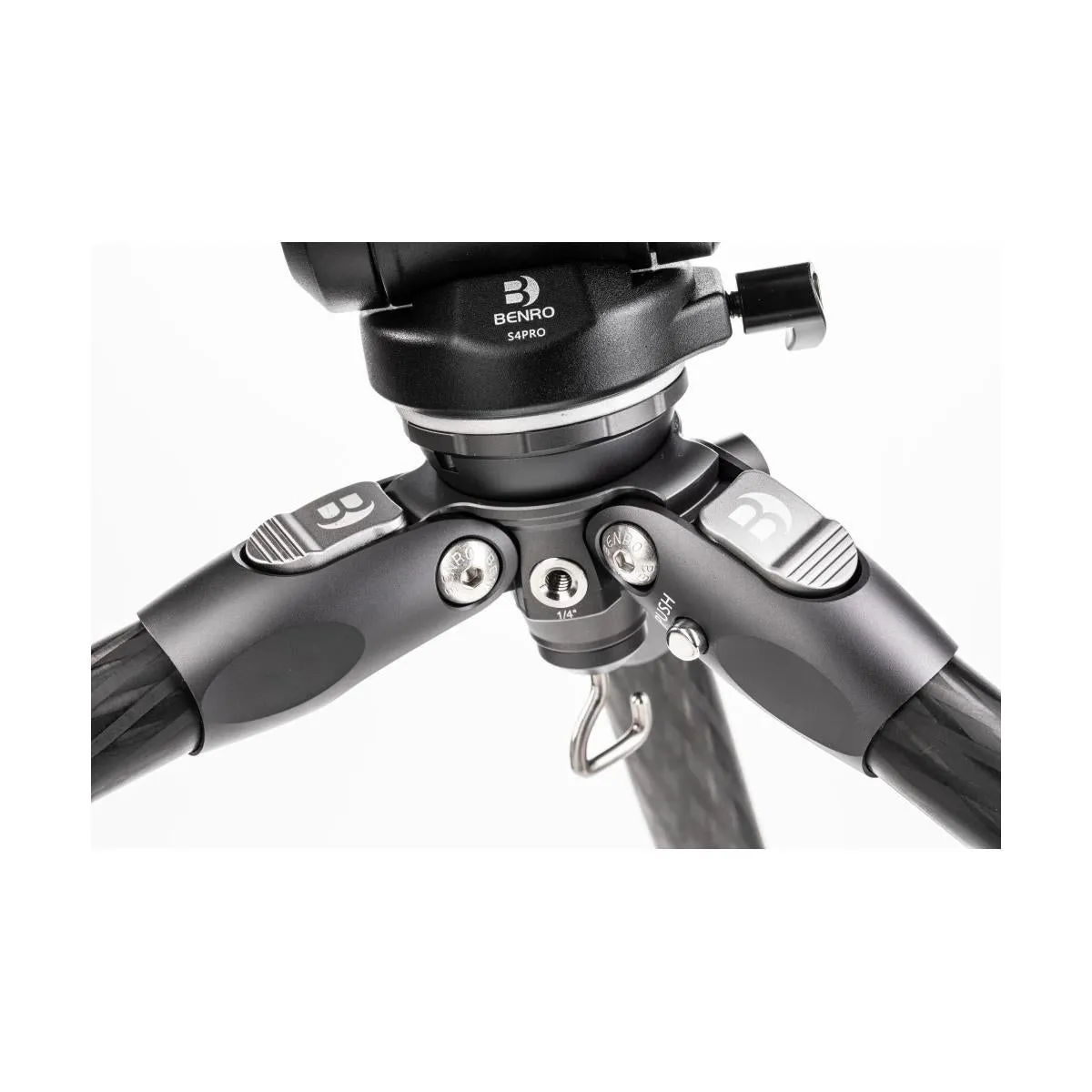 Benro Tortoise Carbon Fiber 3 Series Tripod System with S4Pro Video Head