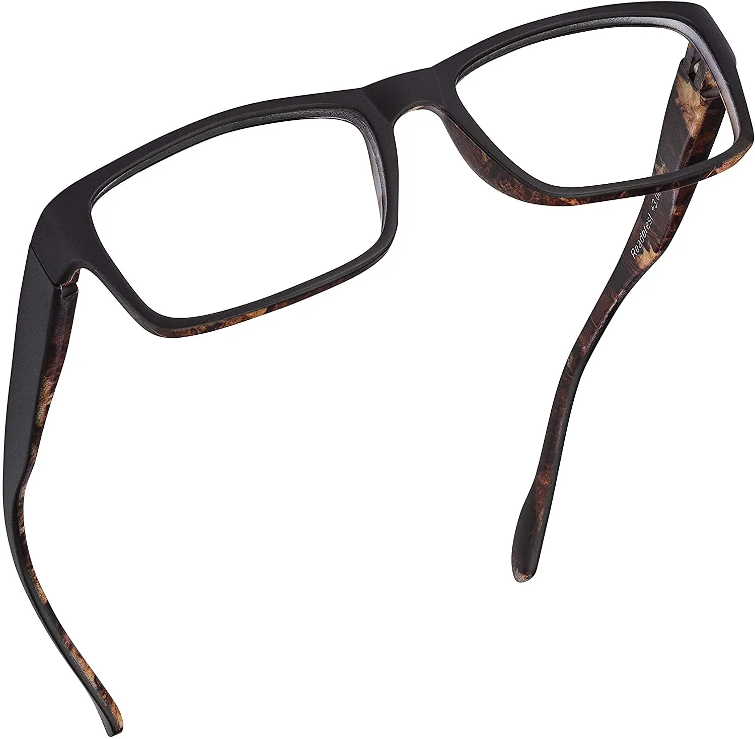 Blue-Light-Blocking-Reading-Glasses-Black-Camo-0-25-Magnification-Computer-Glasses