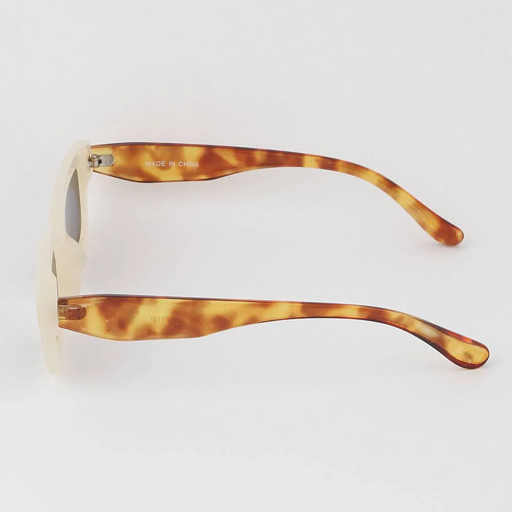 Bright Tinted Rectangle Sunglasses