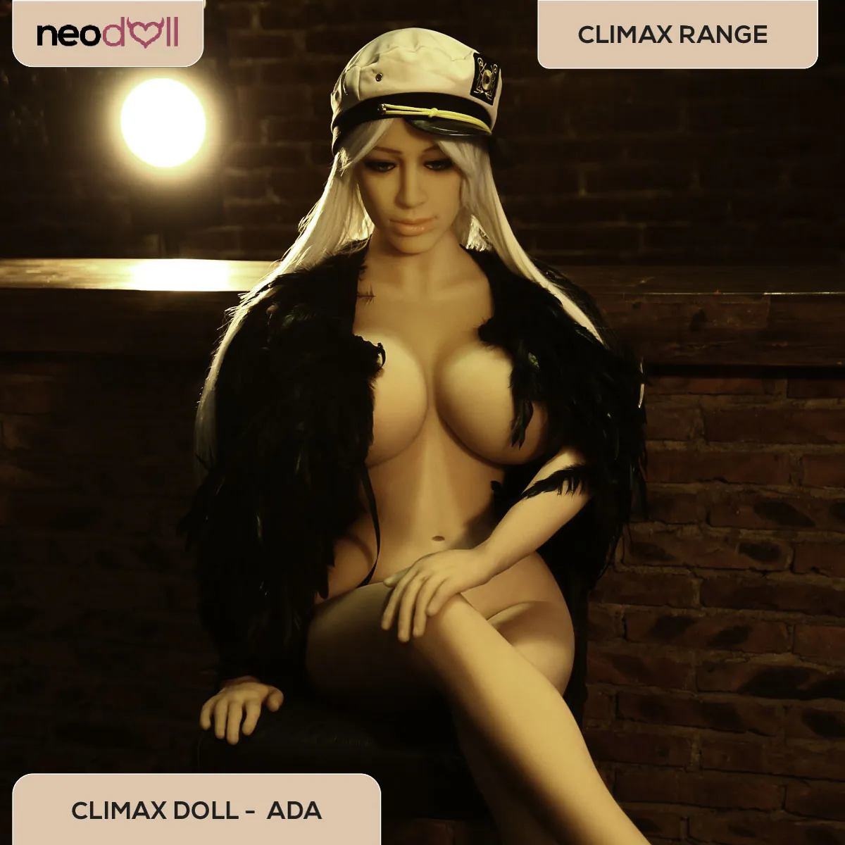 Climax Doll - Ada - Realistic Sex Doll - Gel Breast - 158cm - Tan