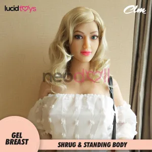 Climax Doll - Aspen - Realistic Sex Doll - Gel Breast - Fat Body - 160cm - White