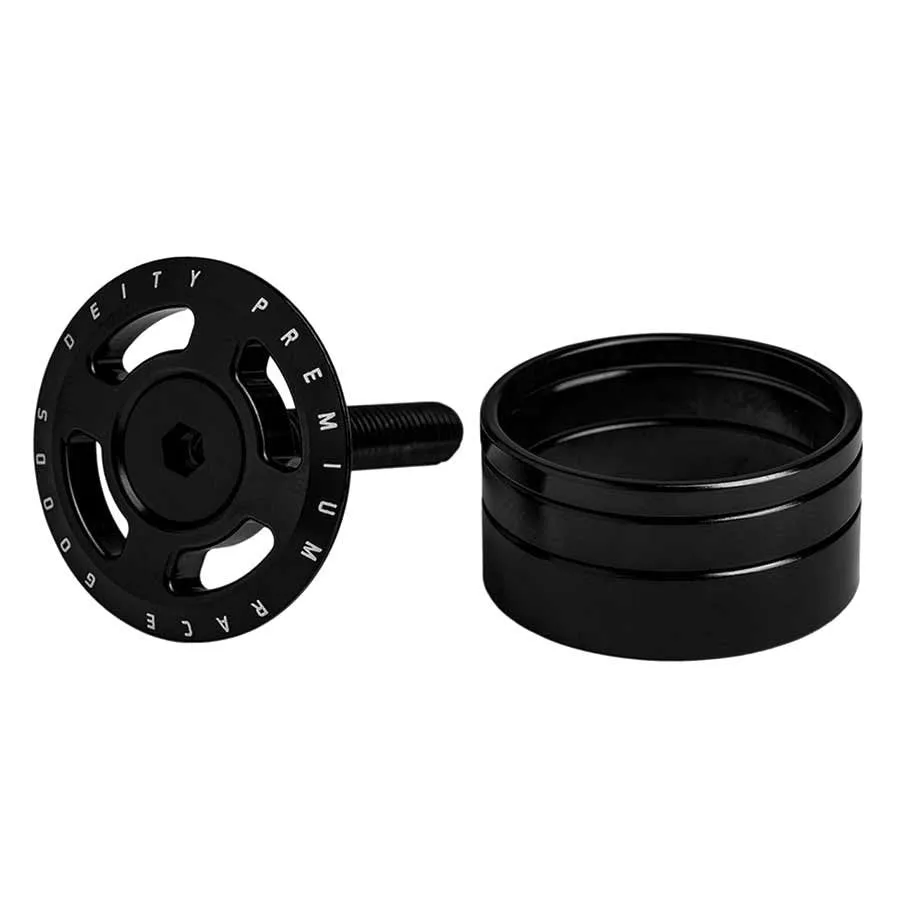 Deity Crosshair Top Cap and Spacer kit