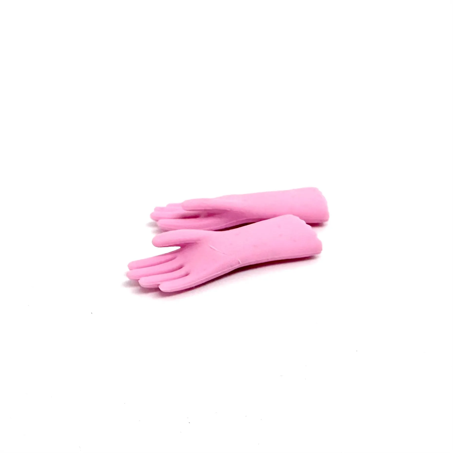 Doll house washing up gloves kitchen accessory