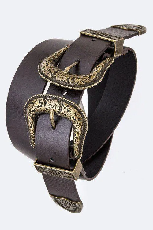 Double Buckle Belt