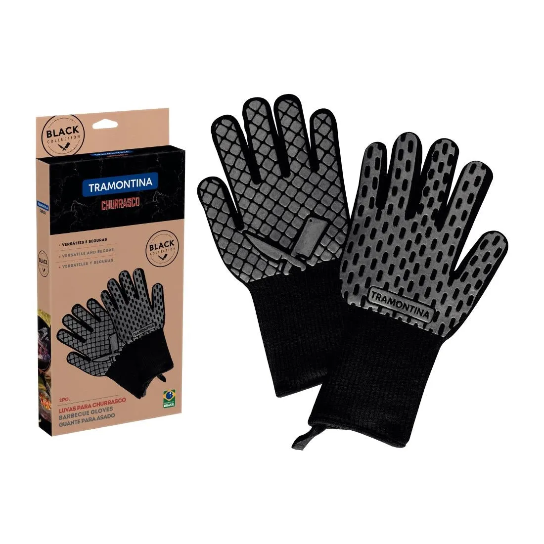 DP783 Tramontina Churrasco Gloves Black