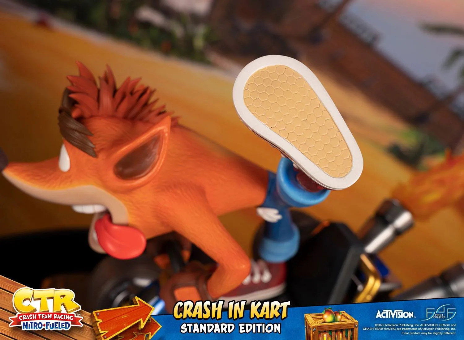 First 4 Figures Crash Team Racing Nitro-Fueled Crash in Kart Statue