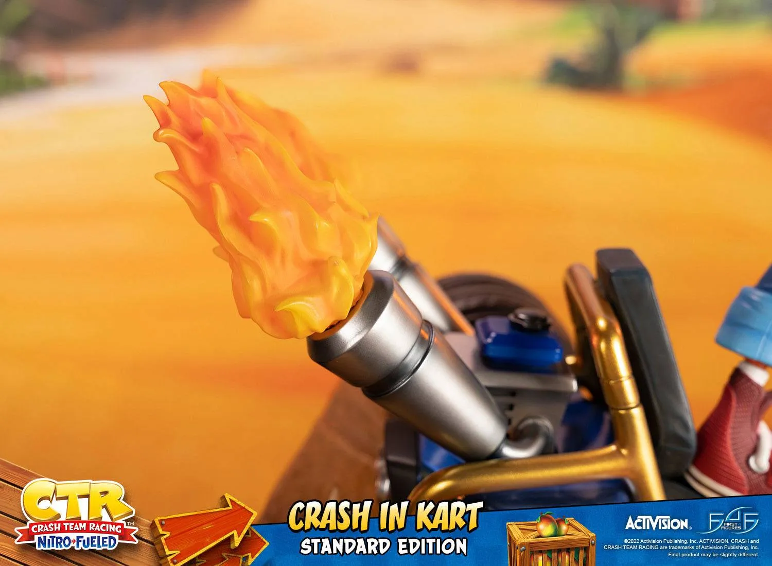 First 4 Figures Crash Team Racing Nitro-Fueled Crash in Kart Statue