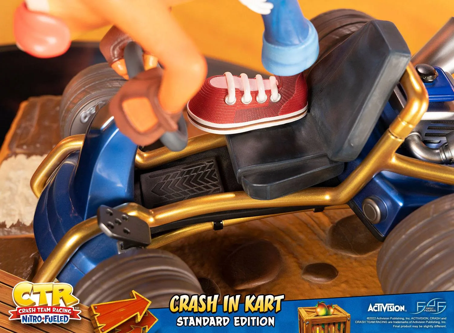 First 4 Figures Crash Team Racing Nitro-Fueled Crash in Kart Statue