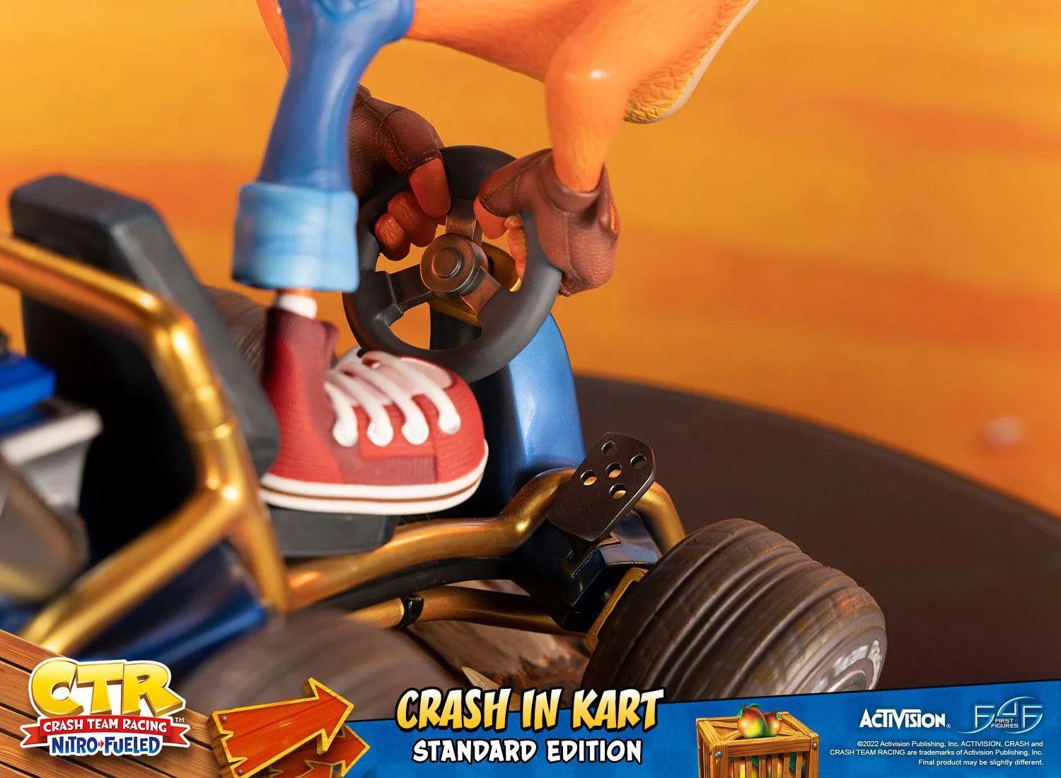 First 4 Figures Crash Team Racing Nitro-Fueled Crash in Kart Statue