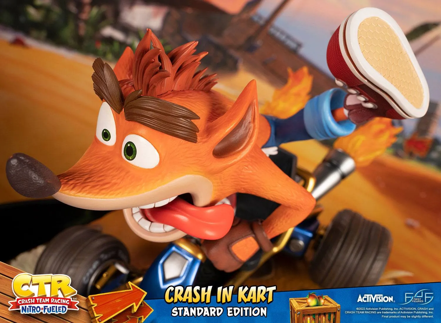 First 4 Figures Crash Team Racing Nitro-Fueled Crash in Kart Statue