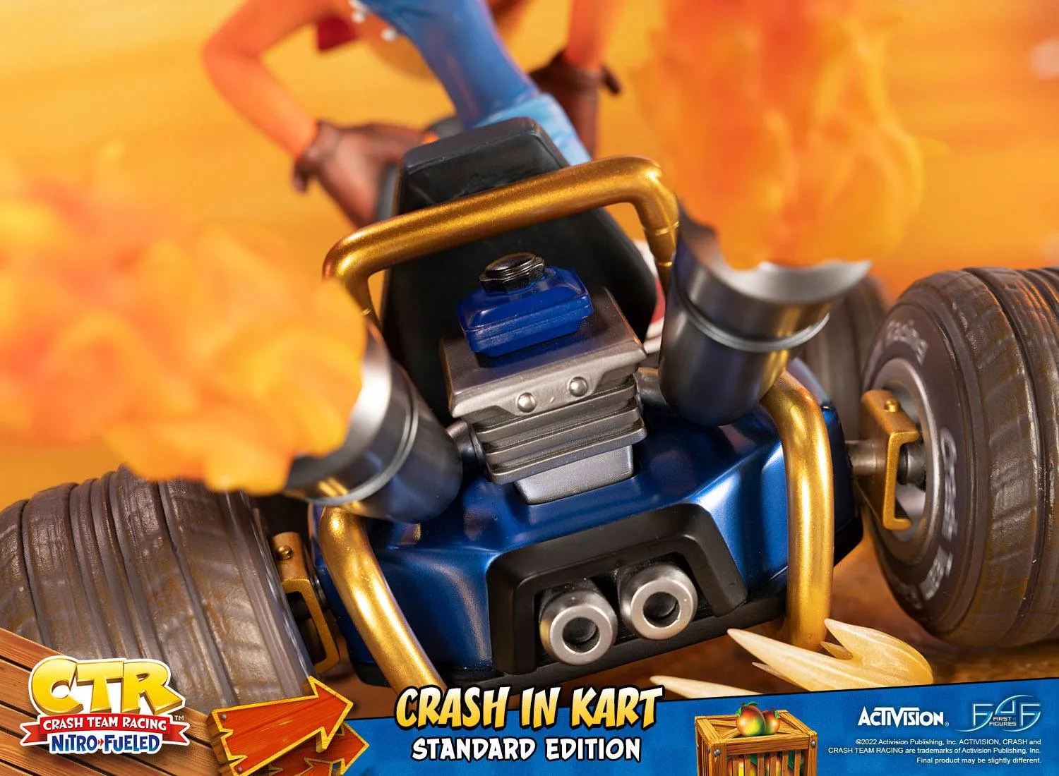 First 4 Figures Crash Team Racing Nitro-Fueled Crash in Kart Statue