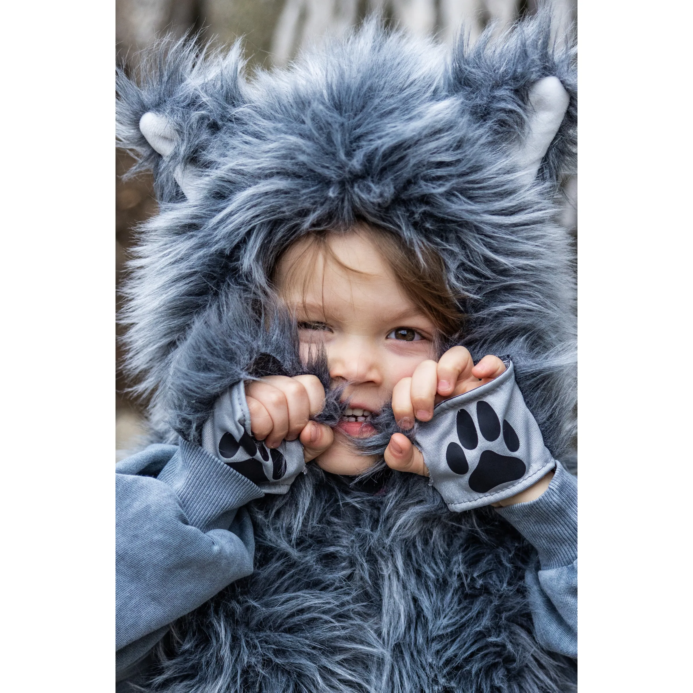 Great Pretenders Big Bad Wolf Vest with Gloves Size 5-6