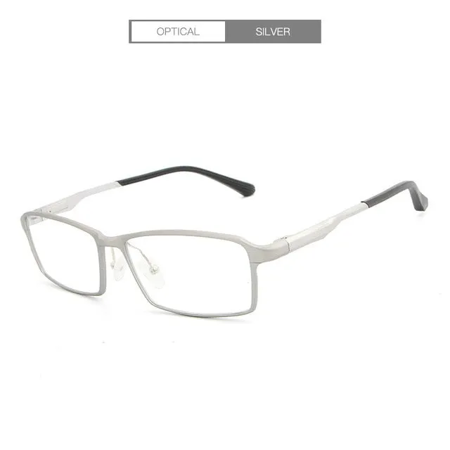 Hdcrafter Tr90 17G Lightweight Glasses Frame Hyperopia Eyeglasses Frames Reading Titaniun L-P6287