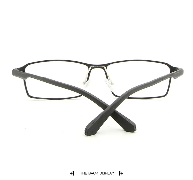 Hdcrafter Tr90 17G Lightweight Glasses Frame Hyperopia Eyeglasses Frames Reading Titaniun L-P6287