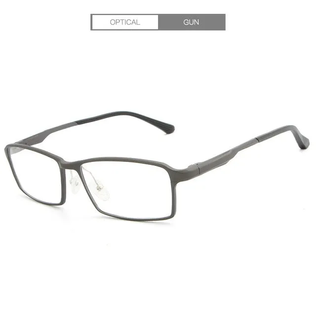 Hdcrafter Tr90 17G Lightweight Glasses Frame Hyperopia Eyeglasses Frames Reading Titaniun L-P6287