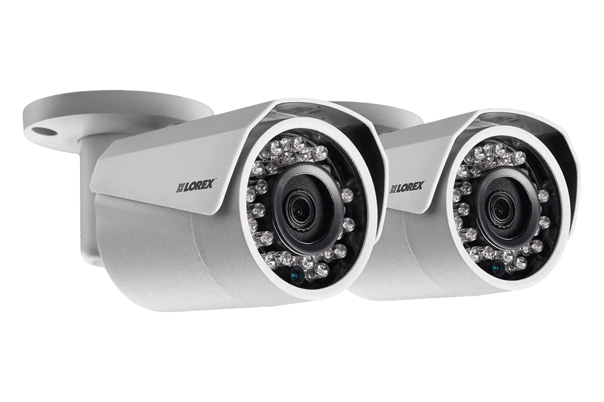 Home Security System with 2 HD 1080p Security Cameras featuring 150 Foot Night Vision