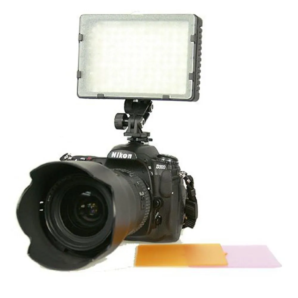 Hypop 160 Piece LED Camera Video Light (Filters Included)