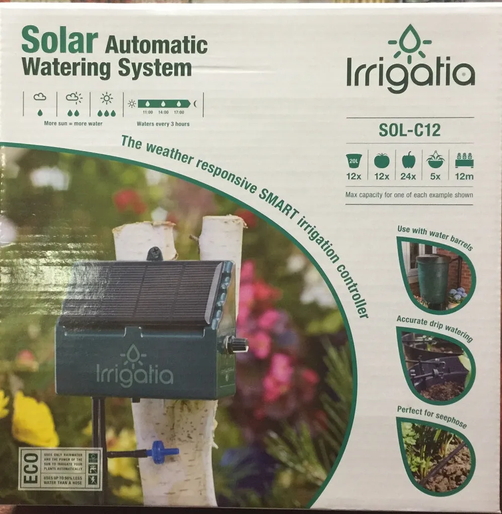 Irrigatia C12L Solar Automatic Watering System