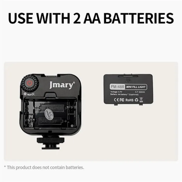 Jmary Dimmable Photography Led Fill Light Portable Mini Camera Phone