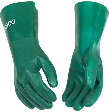 Kinco 7184G 14" Gauntlet Cuff Sandy Finish PVC Gloves (One Dozen)