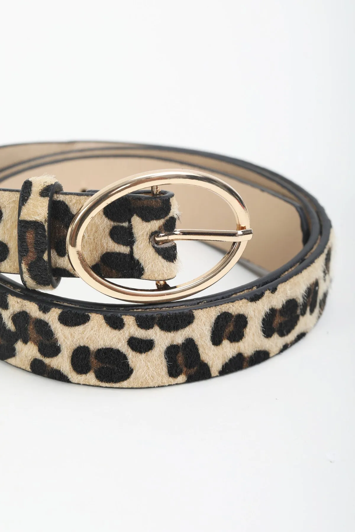 Leopard Print Belt - Size S/M