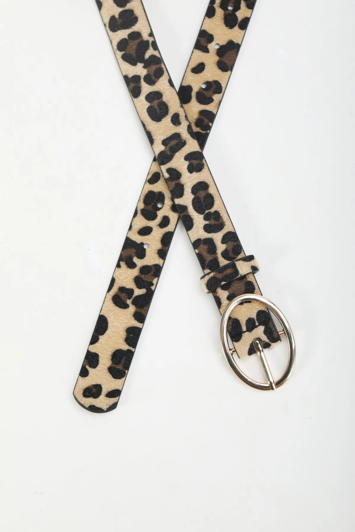 Leopard Print Belt - Size S/M