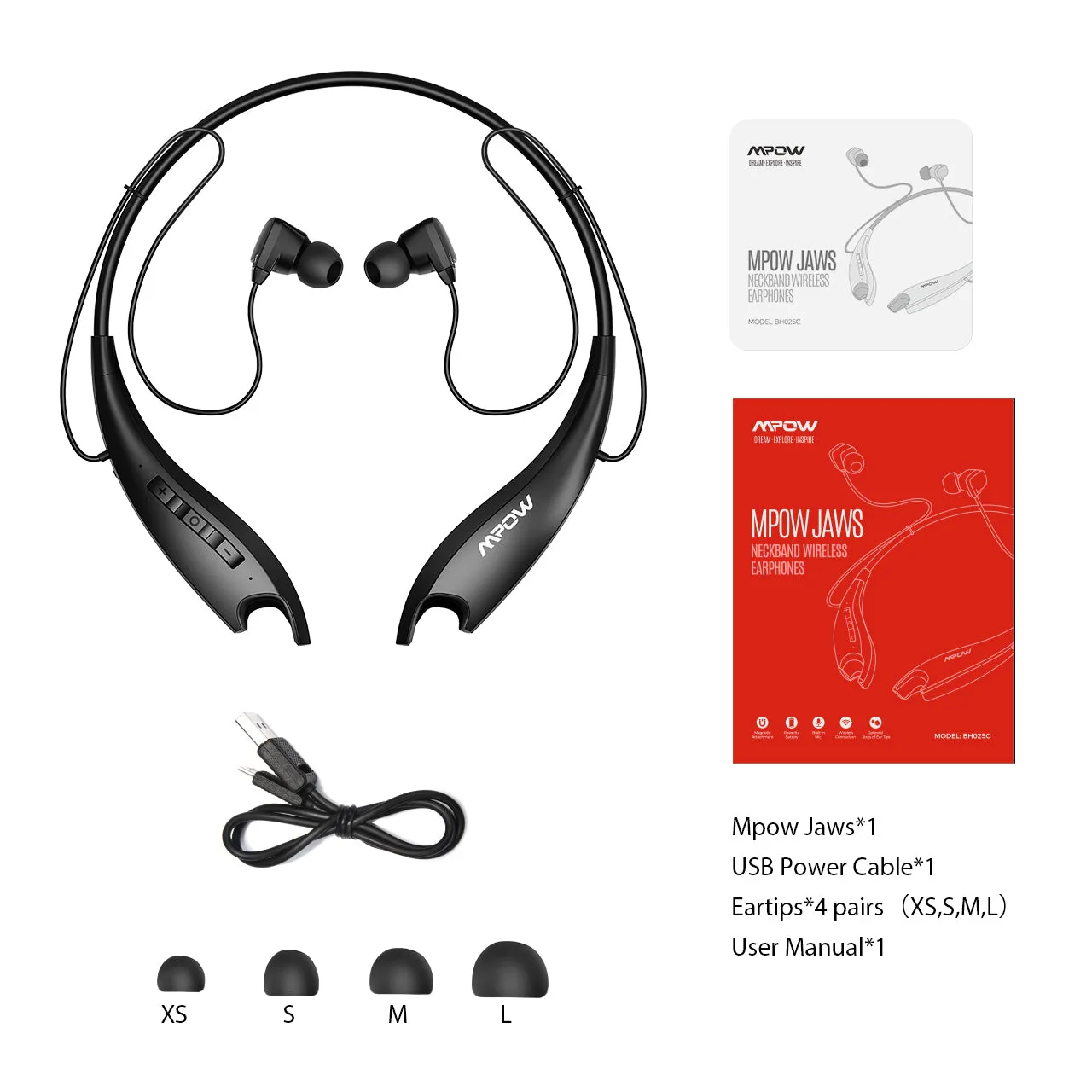 MPOW 025C Neckband Wireless Earphones