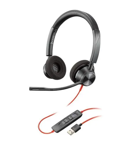 Poly Blackwire 3320 Microsoft Teams Certified USB-A Headset