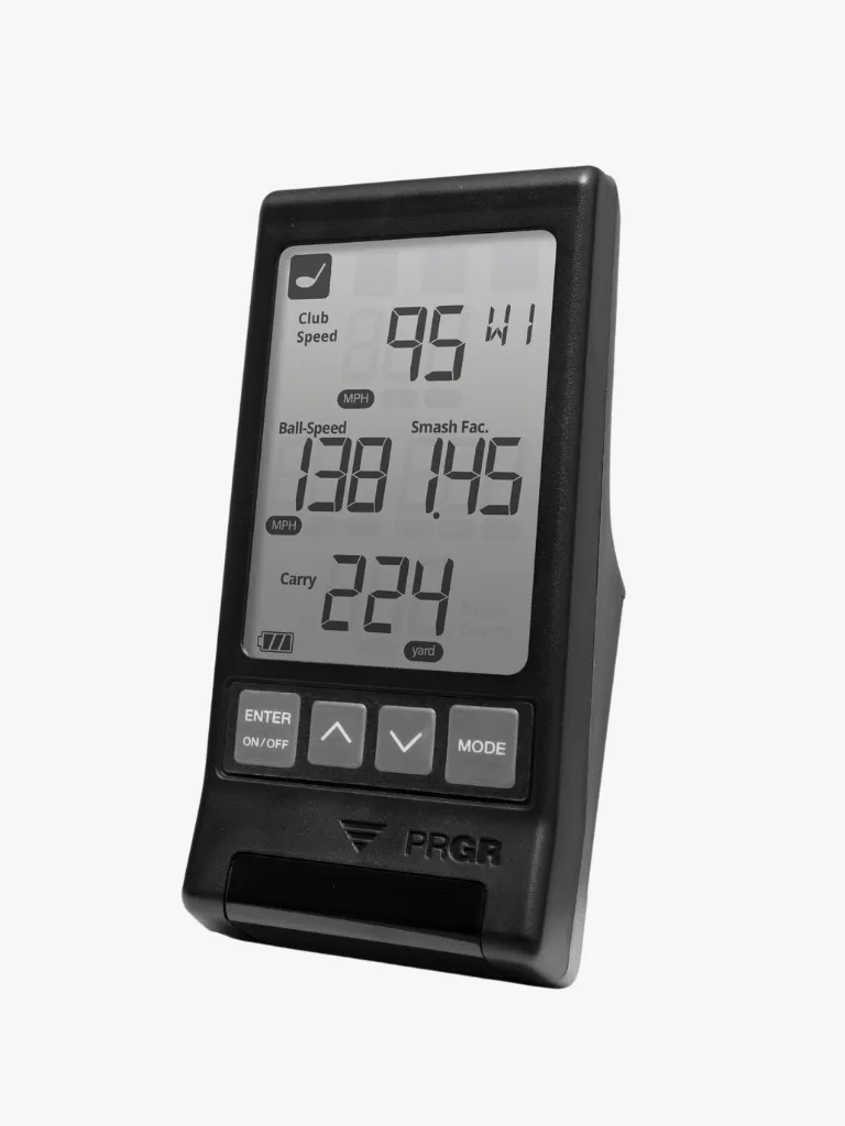 PRGR BLACK PORTABLE LAUNCH MONITOR