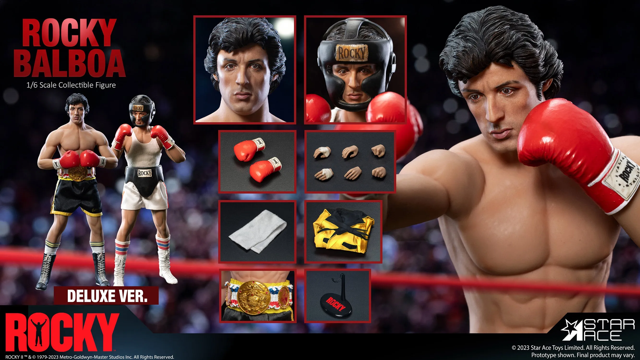 Rocky II Rocky Deluxe 1/6 Scale Figure by Star Ace