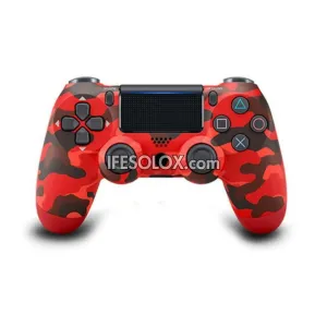 Sony PS4 DualShock 4 Game Controller for PS4, PC, Smartphones and Gadgets (Red Camouflage) - Brand New