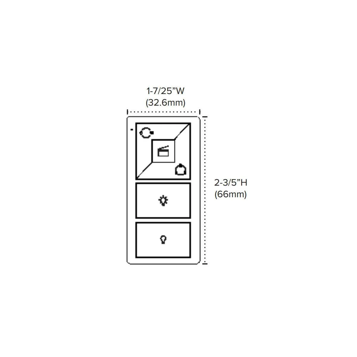 Spektrum Wireless Smart Switch Controller (Wall-plate Not Included)