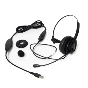 Starkey SM5300-MOTH-PTT Monaural Military USB-A  Headset with Push-To-Talk - FREE SHIPPING