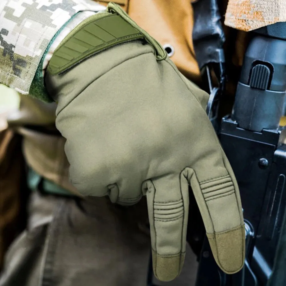 Tactical Gloves, Windproof, Touch Screen, For Cycling, Combat Riding, Training, Shooting, Hunting, Hiking