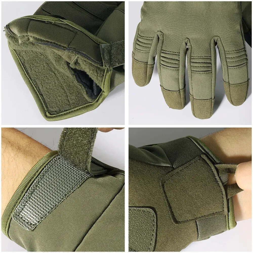 Tactical Gloves, Windproof, Touch Screen, For Cycling, Combat Riding, Training, Shooting, Hunting, Hiking