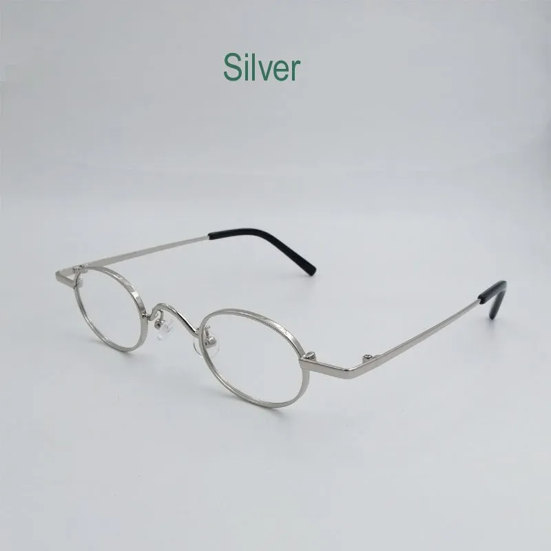 Yujo Unisex Oval Full Rim Reading Glasses Alloy Y026