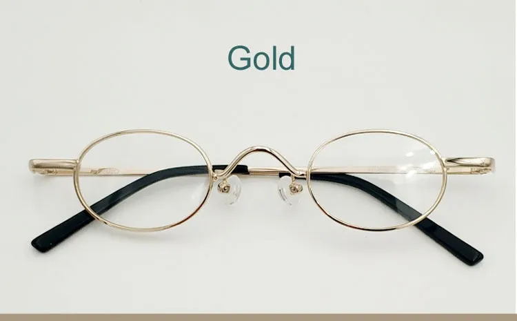 Yujo Unisex Oval Full Rim Reading Glasses Alloy Y026